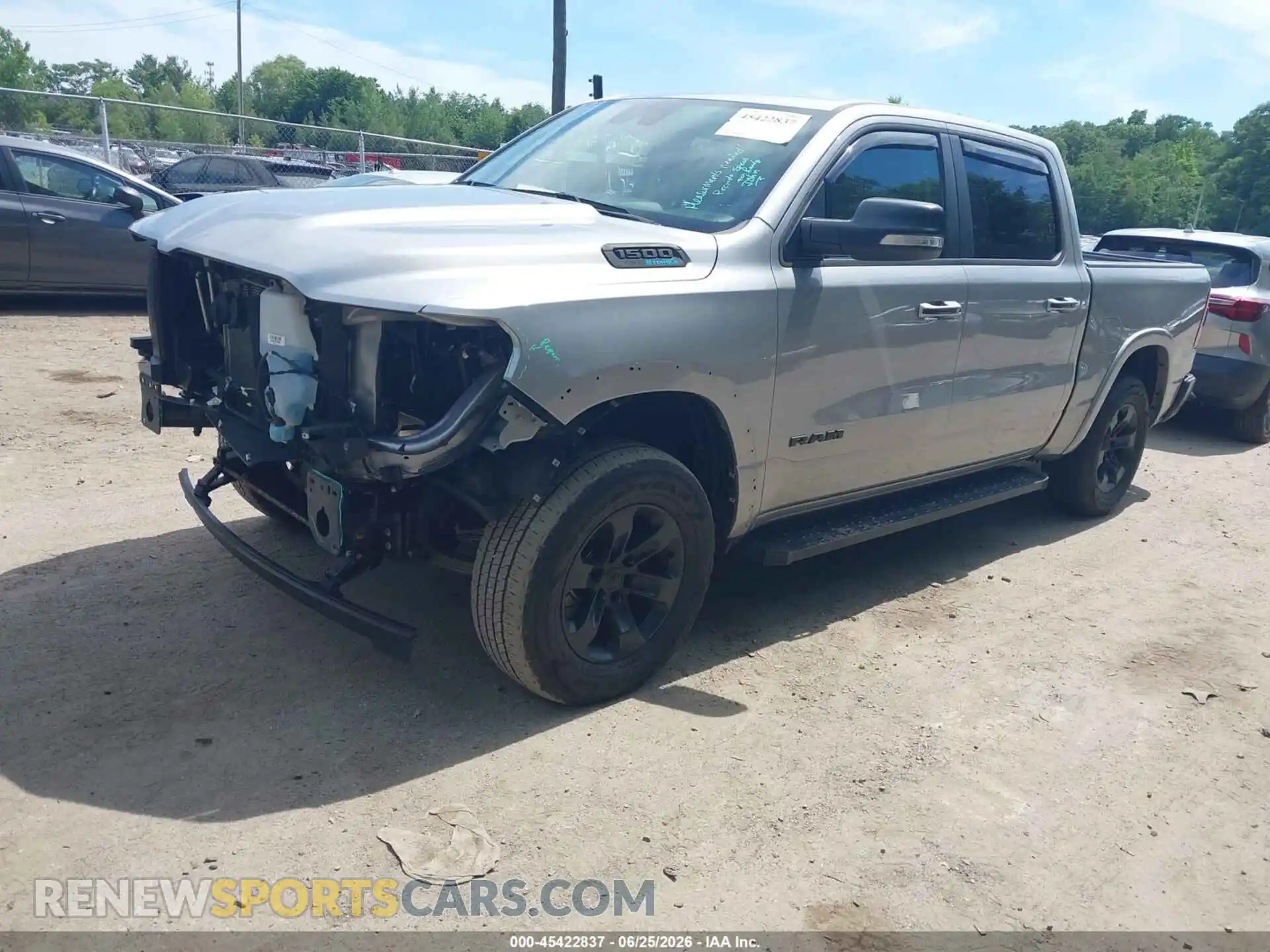 2 Photograph of a damaged car 1C6SRFJT3MN777976 RAM 1500 2021