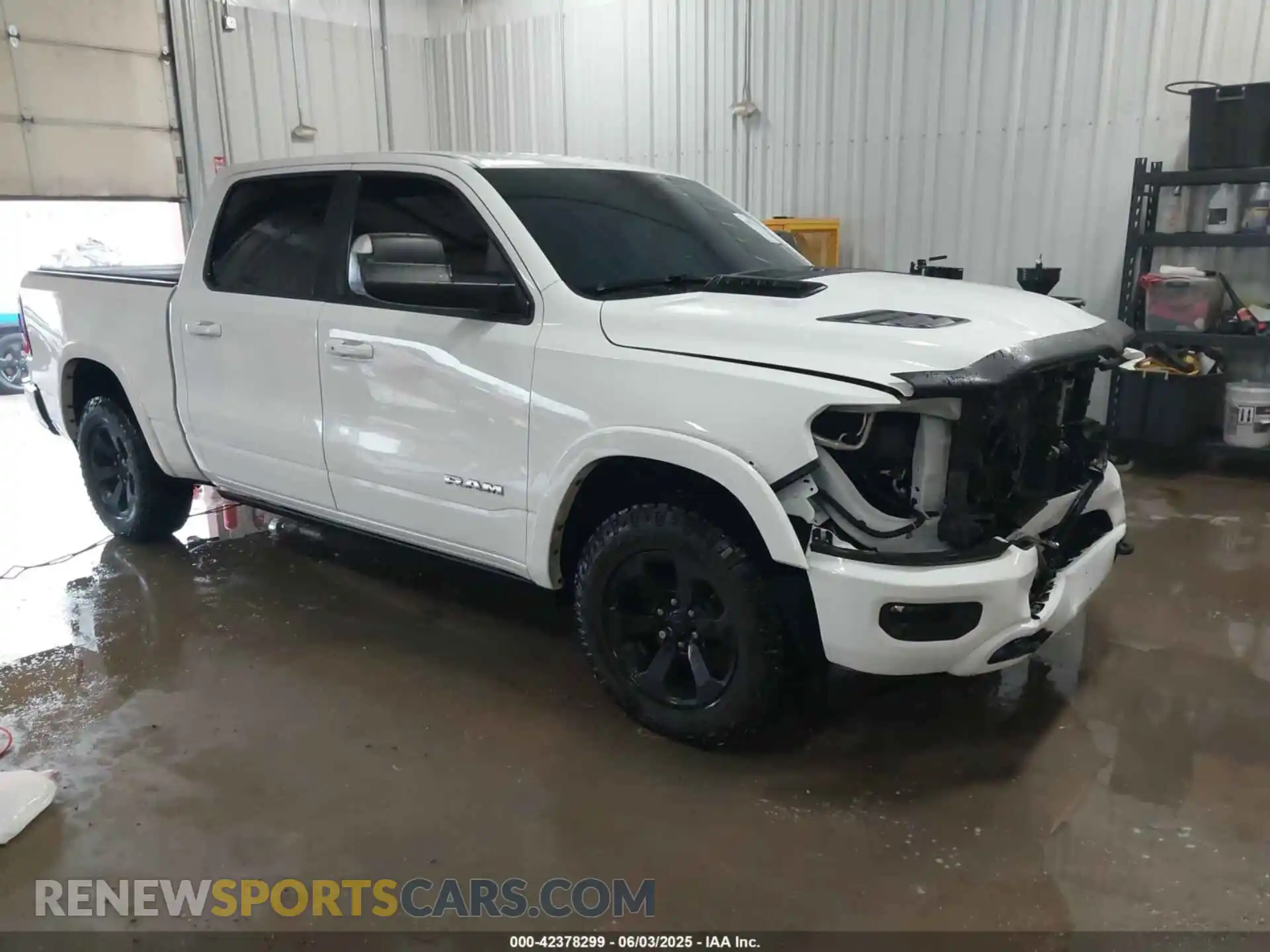 1 Photograph of a damaged car 1C6SRFJT4MN652789 RAM 1500 2021