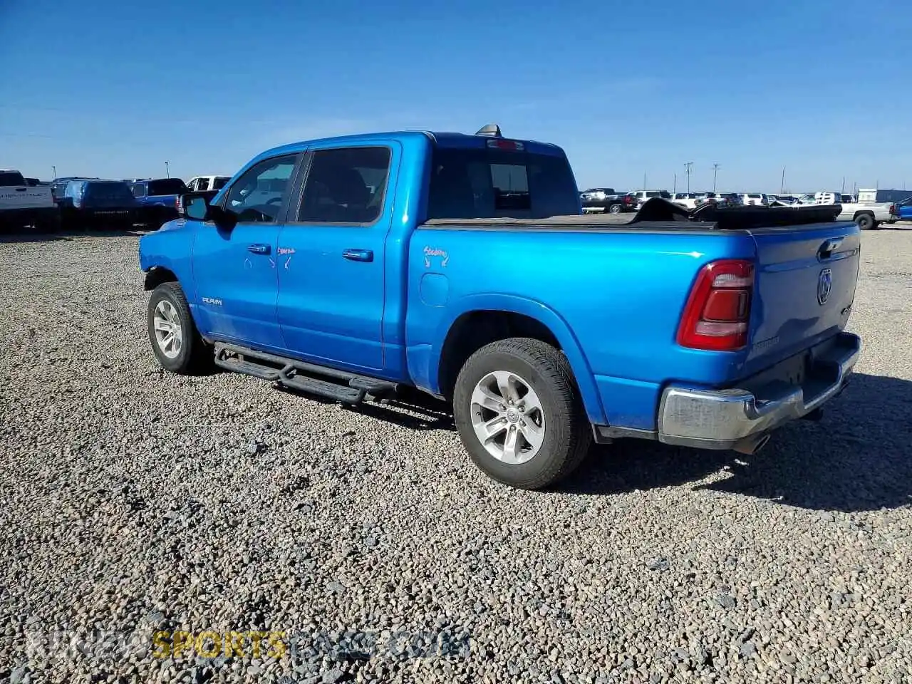 2 Photograph of a damaged car 1C6SRFJT4MN697098 RAM 1500 2021