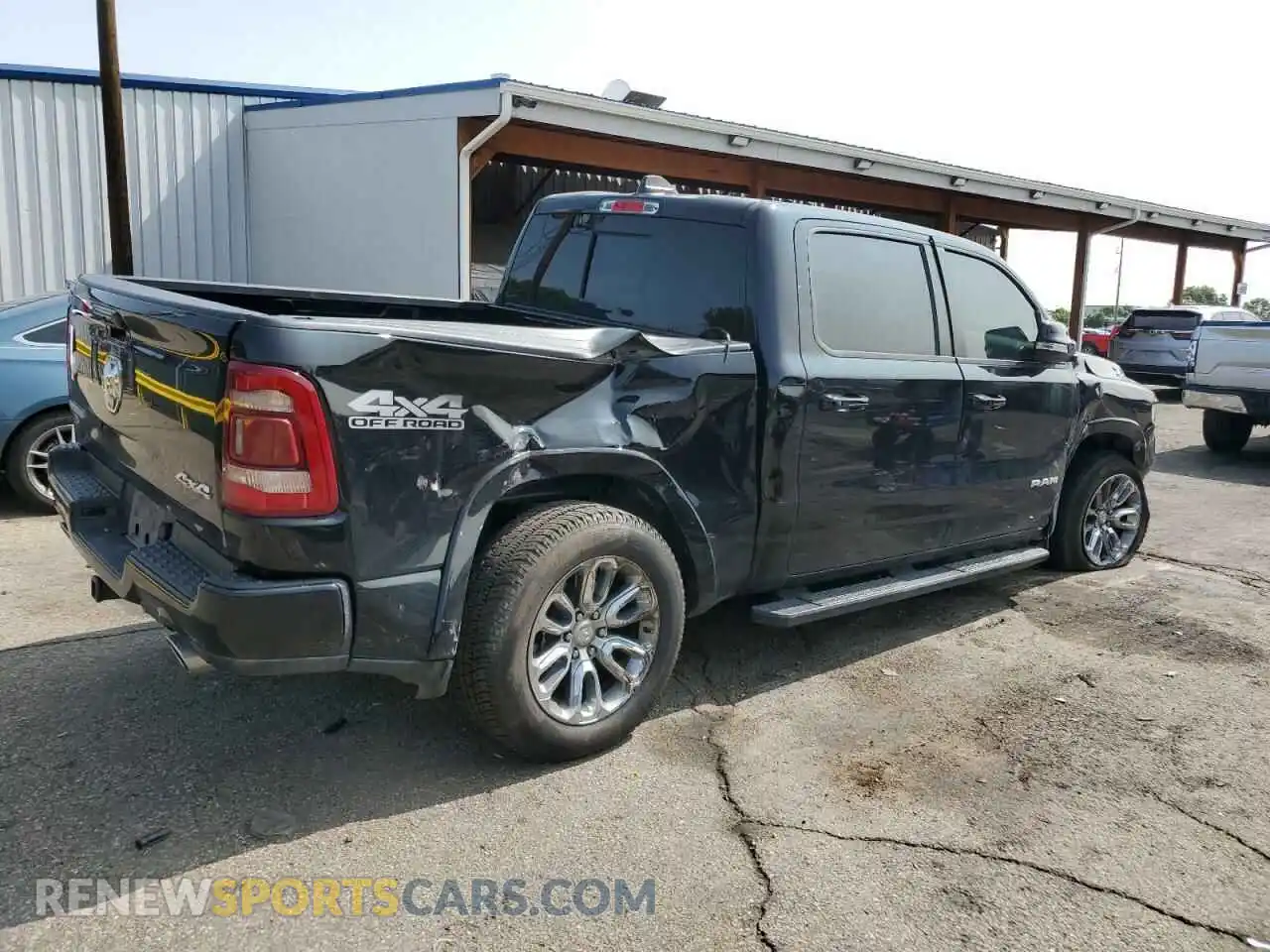 3 Photograph of a damaged car 1C6SRFJT4MN779235 RAM 1500 2021