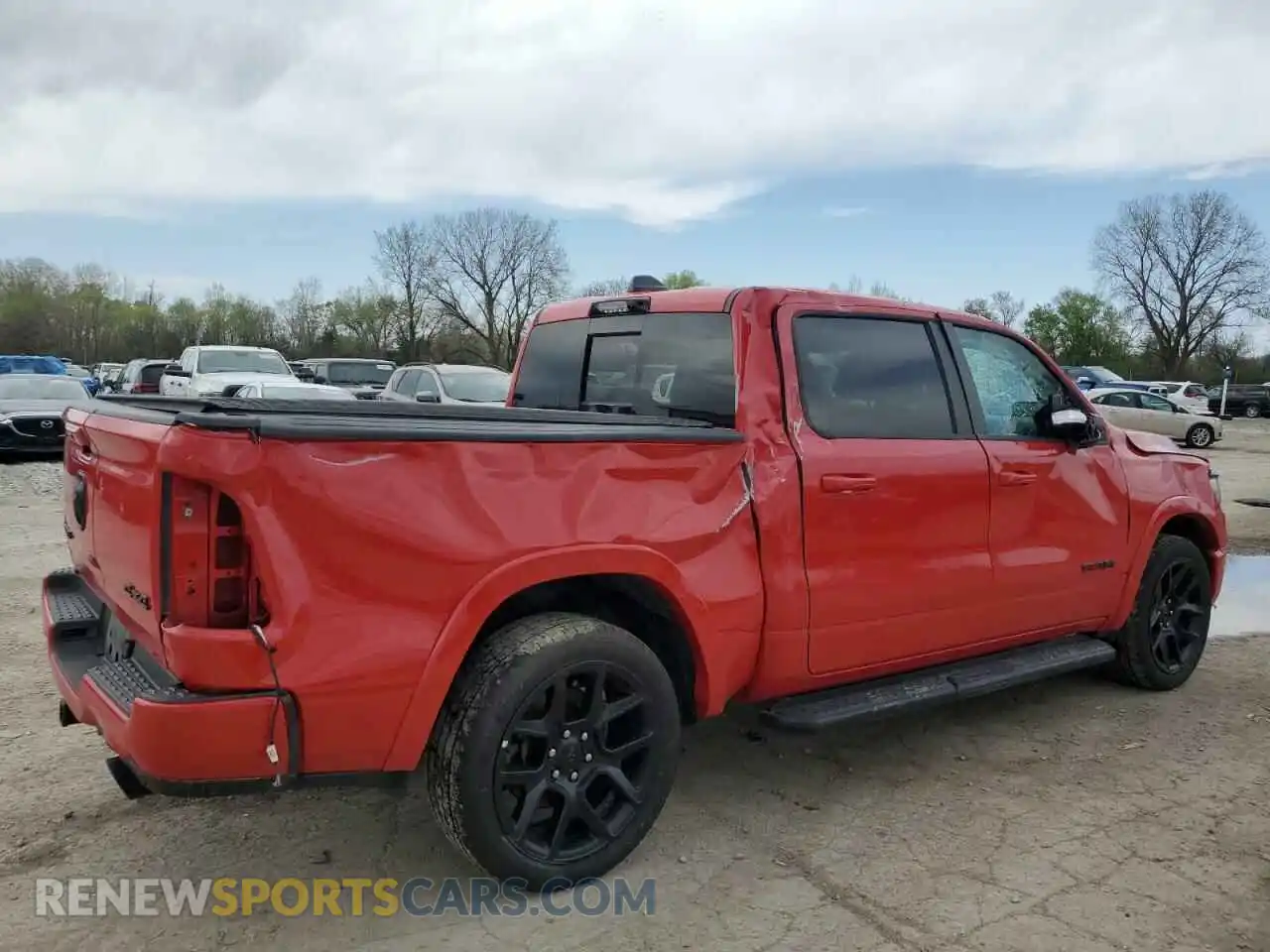 3 fotografías del automóvil dañado 1C6SRFJT5MN559666 RAM 1500 2021