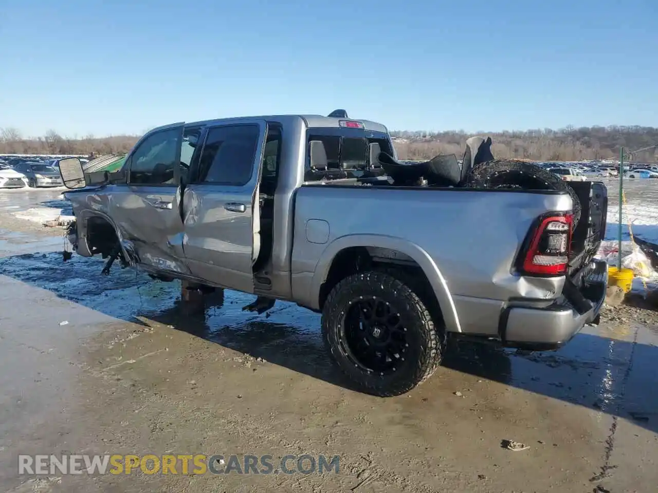 2 Photograph of a damaged car 1C6SRFJT5MN610843 RAM 1500 2021
