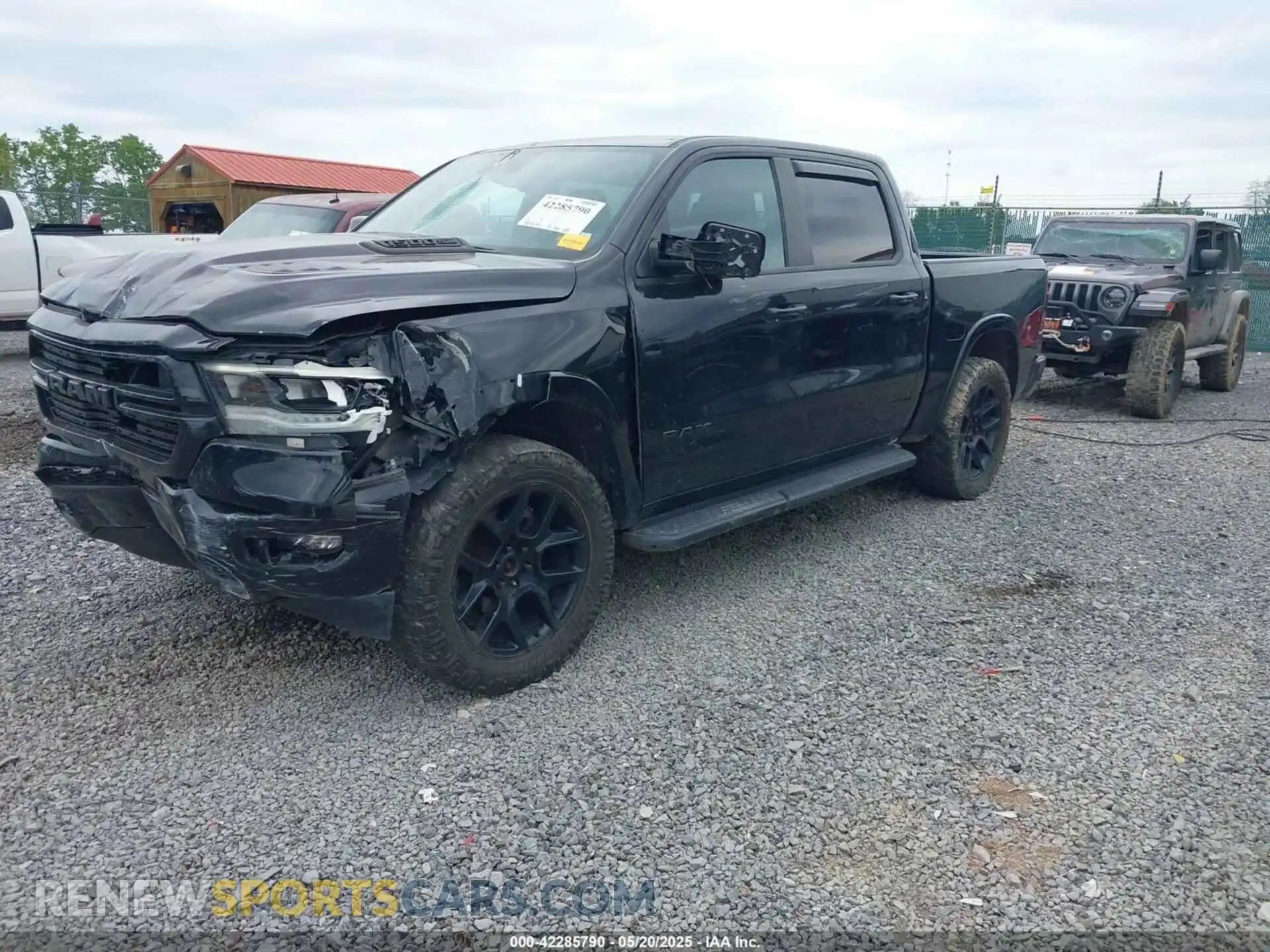 2 Photograph of a damaged car 1C6SRFJT5MN732344 RAM 1500 2021