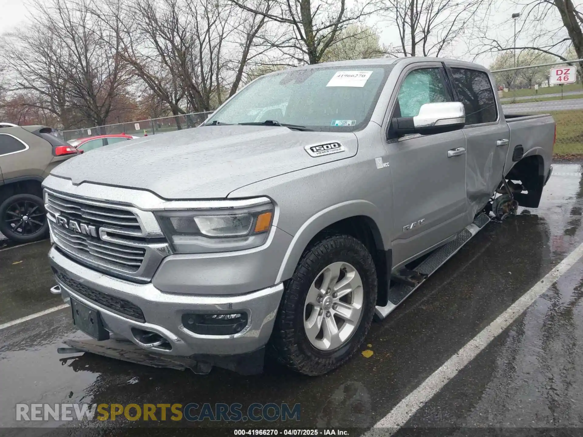 2 Photograph of a damaged car 1C6SRFJT6MN580347 RAM 1500 2021