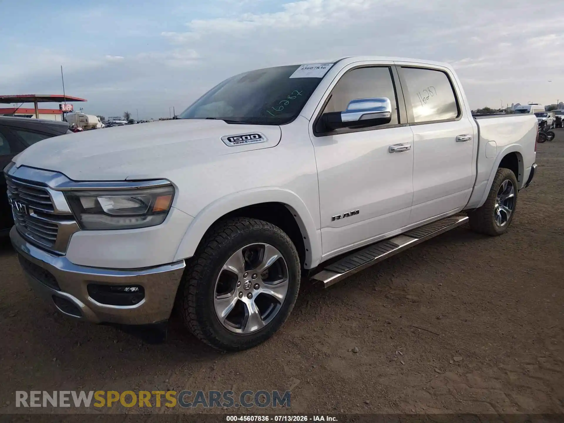 2 Photograph of a damaged car 1C6SRFJT6MN802983 RAM 1500 2021