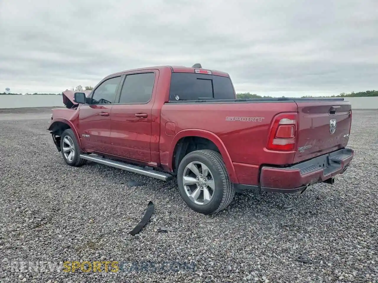 2 Photograph of a damaged car 1C6SRFJT8MN718650 RAM 1500 2021