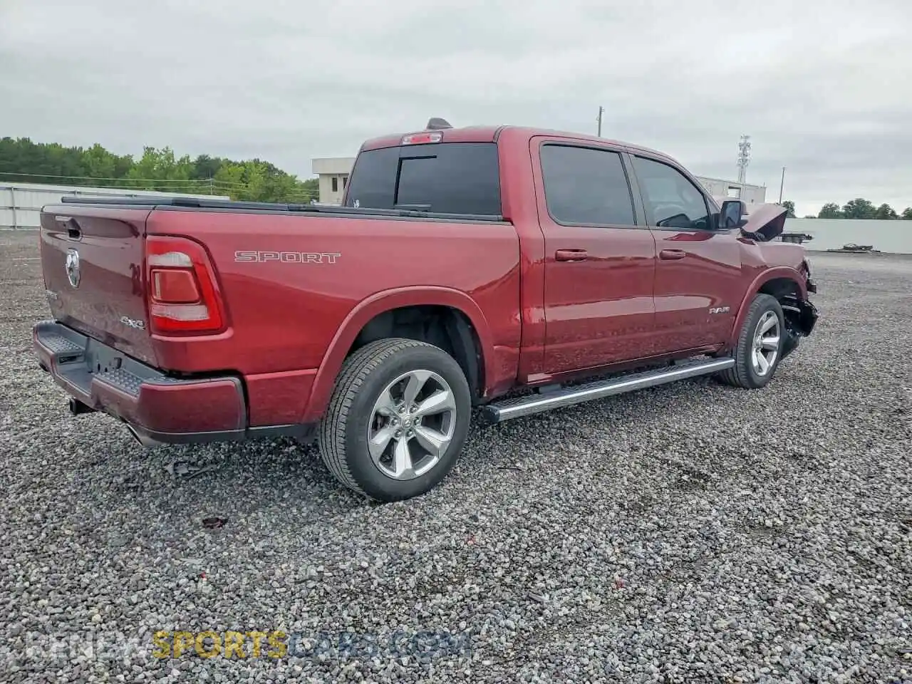 3 Photograph of a damaged car 1C6SRFJT8MN718650 RAM 1500 2021