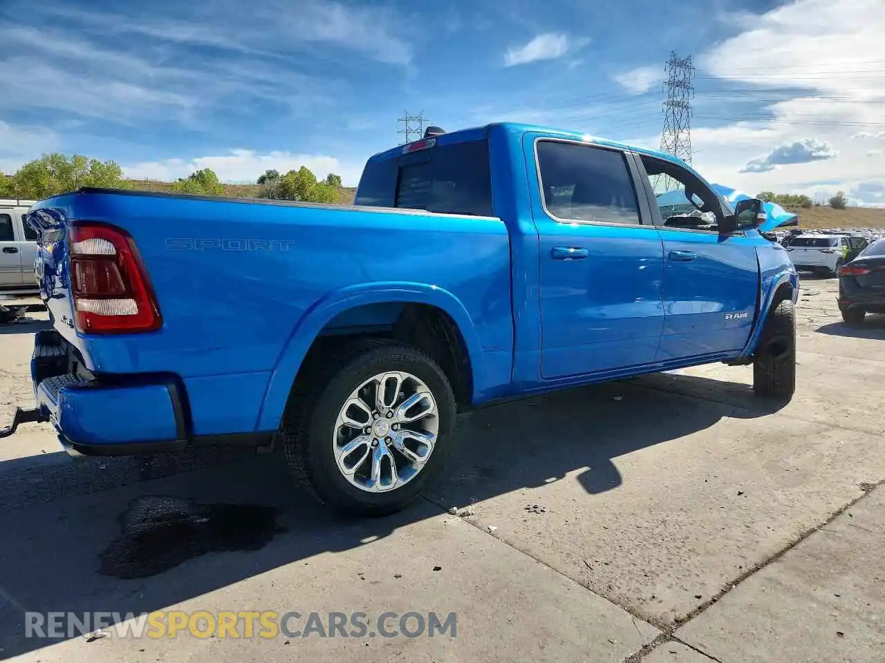 3 Photograph of a damaged car 1C6SRFJT8MN790321 RAM 1500 2021