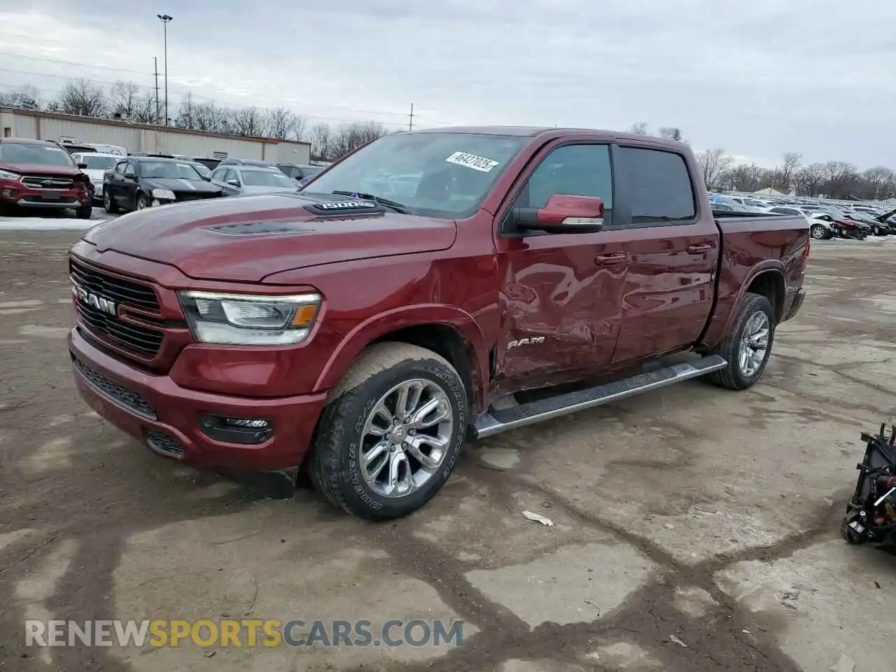 1 Photograph of a damaged car 1C6SRFJT9MN683066 RAM 1500 2021