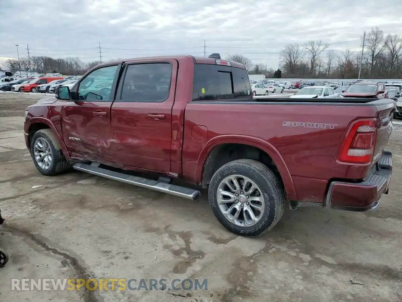 2 Photograph of a damaged car 1C6SRFJT9MN683066 RAM 1500 2021