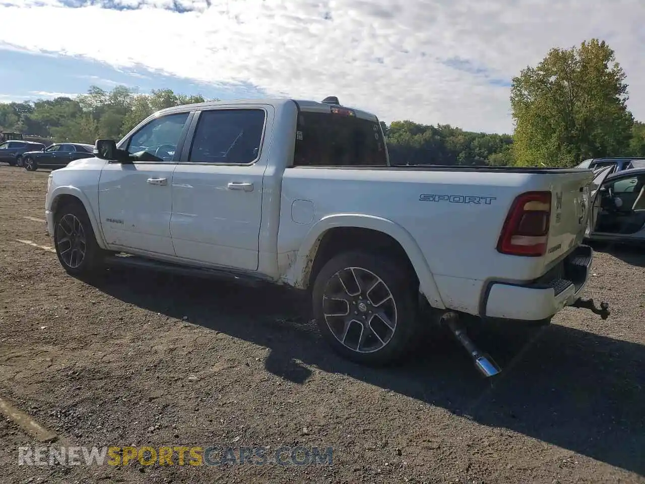 2 Photograph of a damaged car 1C6SRFJT9MN793602 RAM 1500 2021