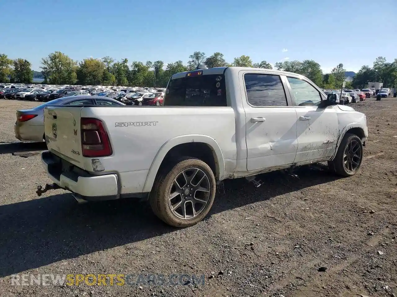 3 Photograph of a damaged car 1C6SRFJT9MN793602 RAM 1500 2021