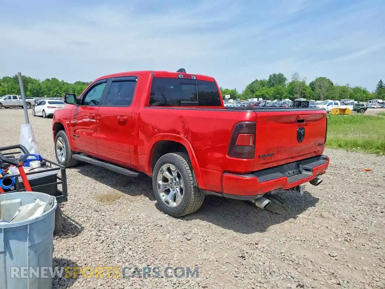 2 Photograph of a damaged car 1C6SRFJTXMN789252 RAM 1500 2021