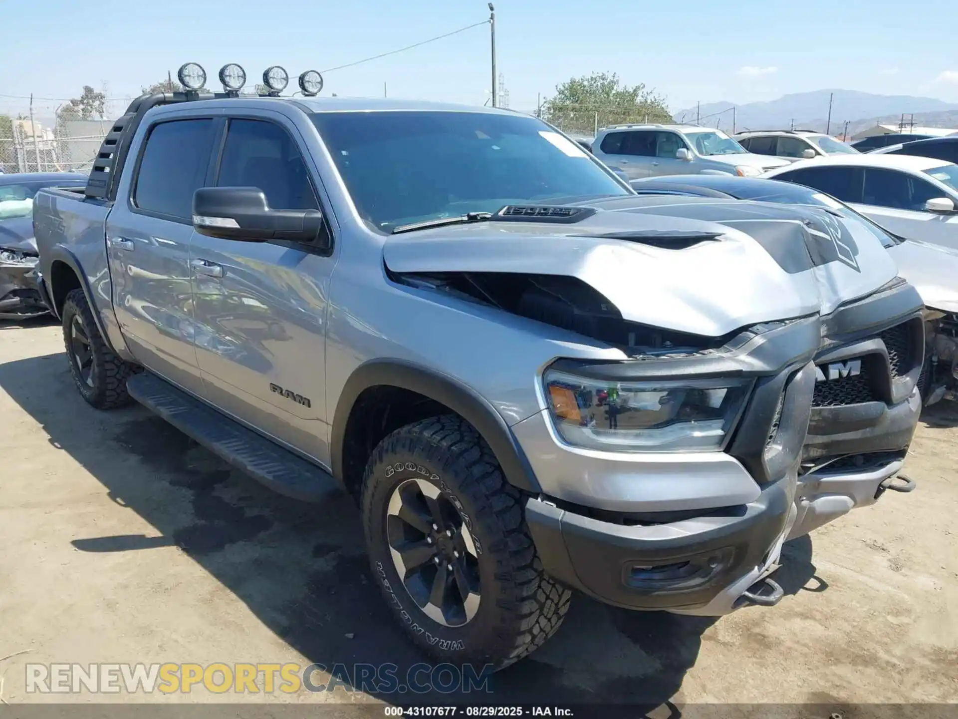1 Photograph of a damaged car 1C6SRFLT2MN814299 RAM 1500 2021