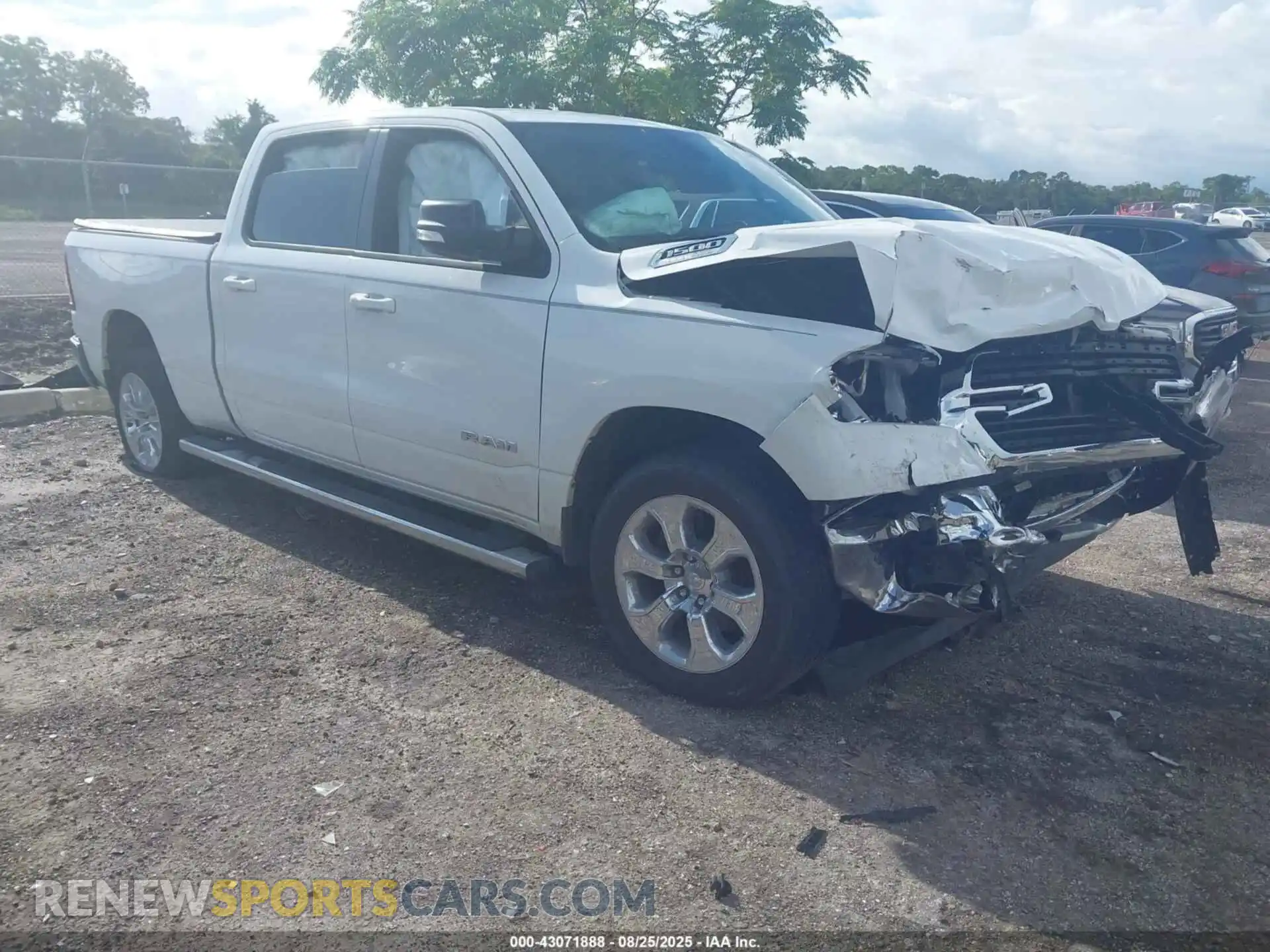 1 Photograph of a damaged car 1C6SRFMT0MN635449 RAM 1500 2021