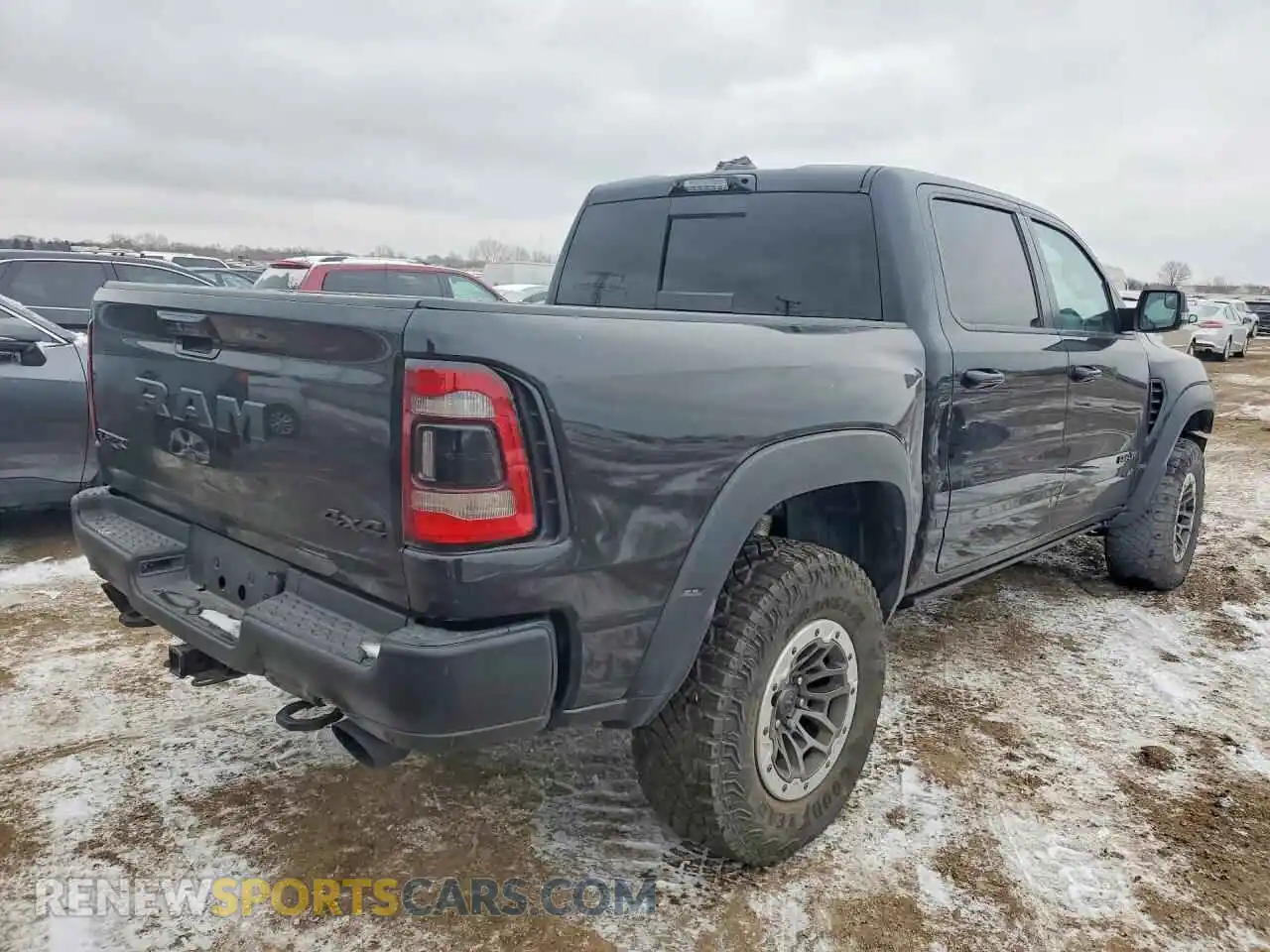 3 fotografías del automóvil dañado 1C6SRFU90MN900925 RAM 1500 2021