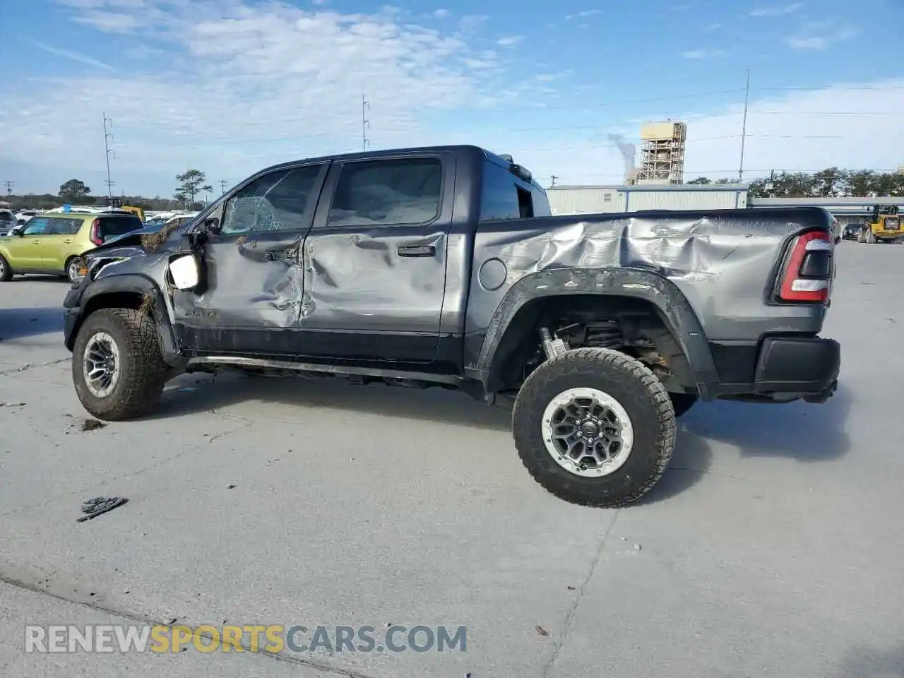 2 Photograph of a damaged car 1C6SRFU94MN829552 RAM 1500 2021