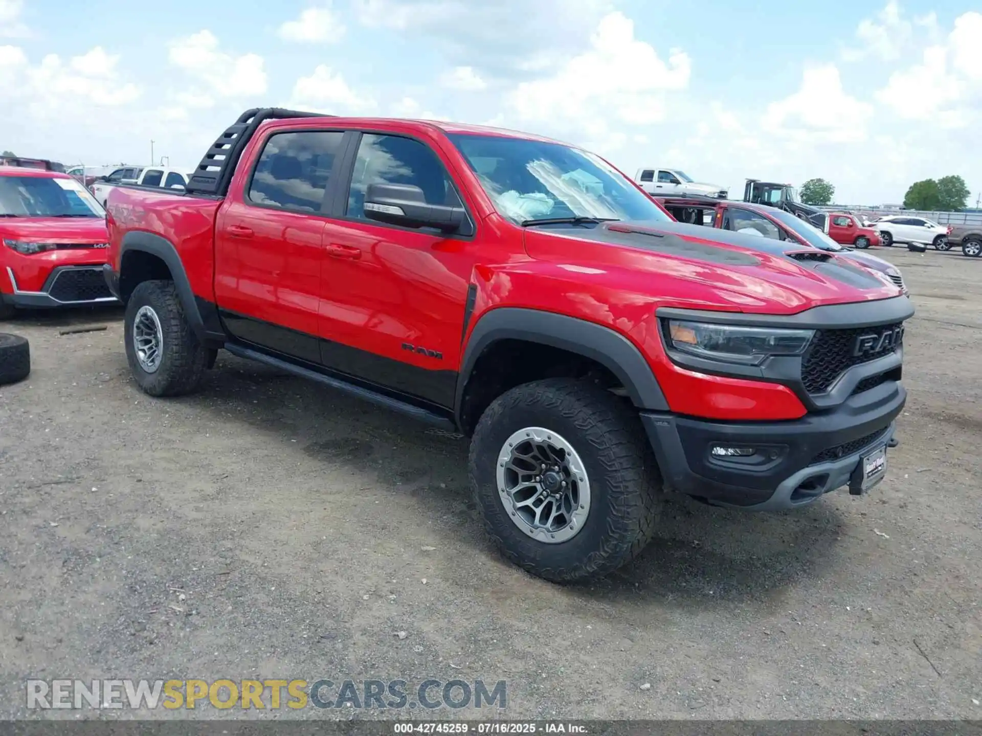 1 Photograph of a damaged car 1C6SRFU95MN685249 RAM 1500 2021