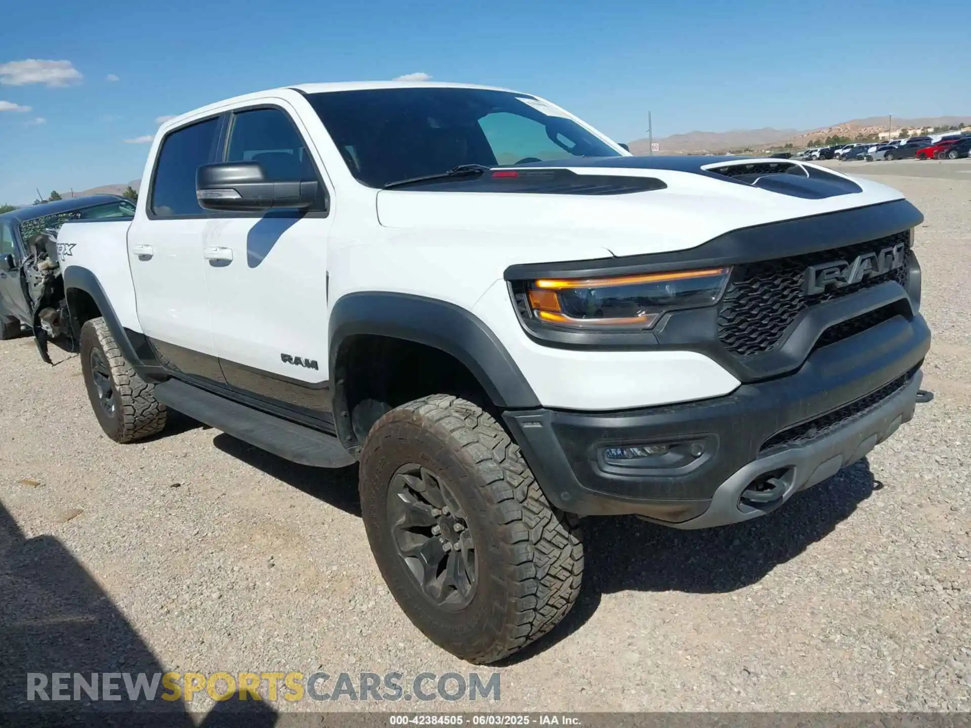 1 Photograph of a damaged car 1C6SRFU95MN736992 RAM 1500 2021