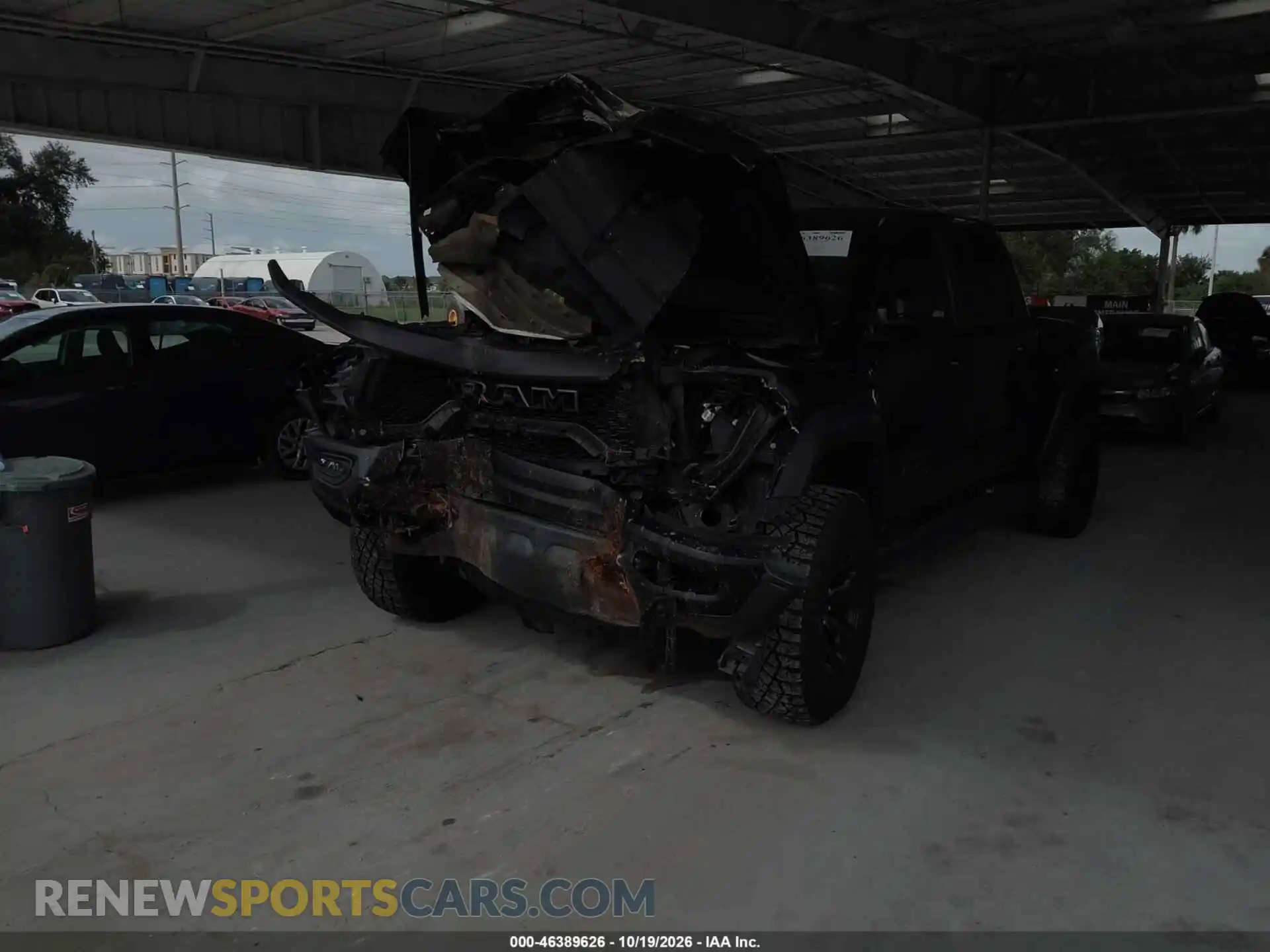 2 fotografías del automóvil dañado 1C6SRFU97MN814642 RAM 1500 2021