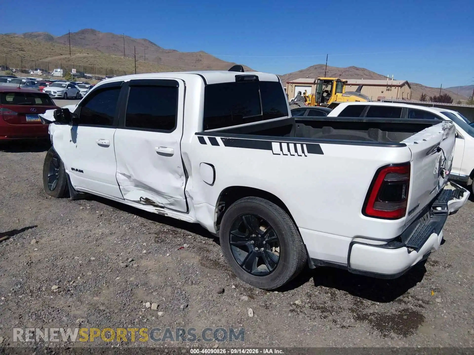 3 Photograph of a damaged car 1C6SRFVT3MN536848 RAM 1500 2021