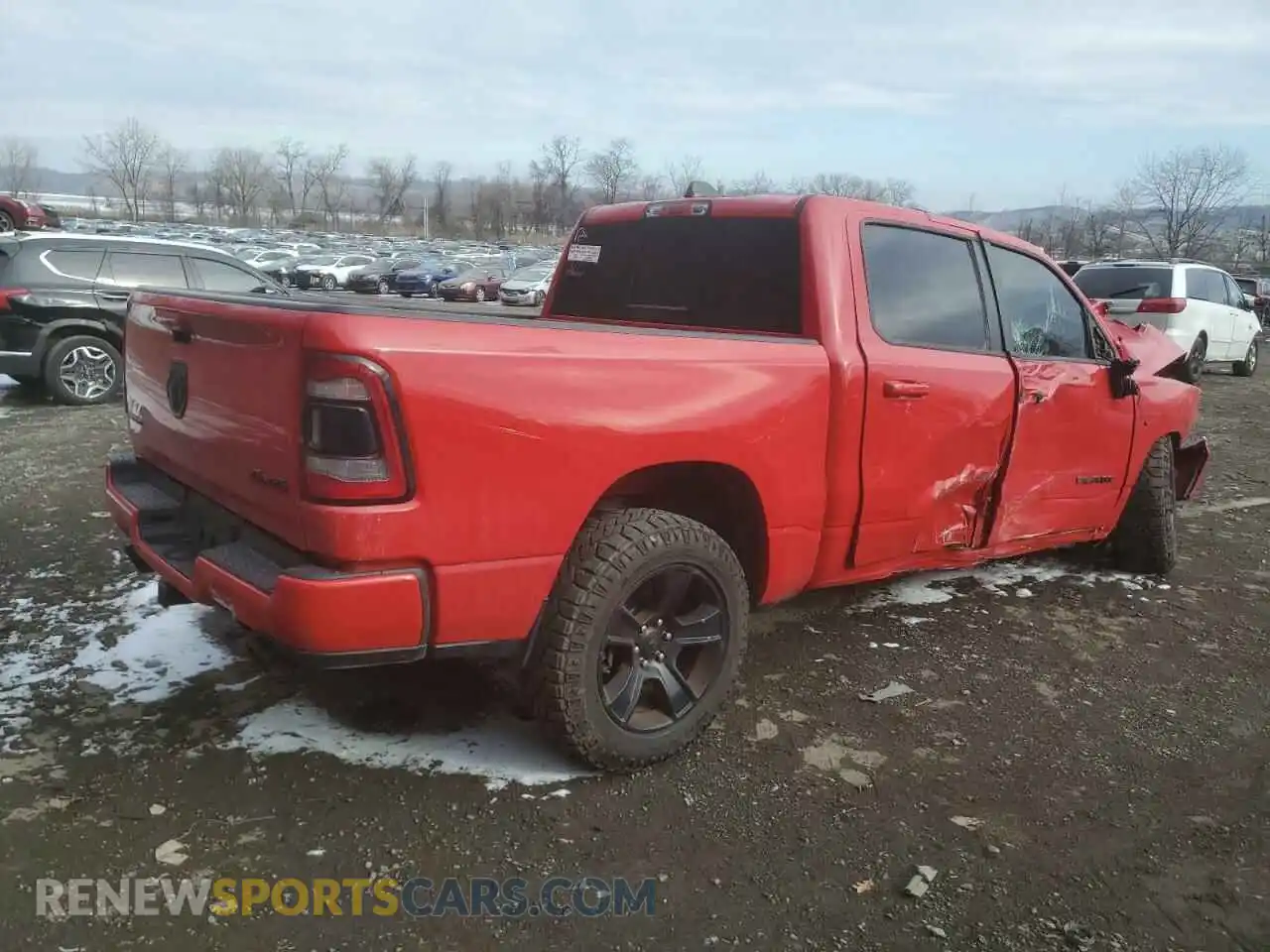 3 Photograph of a damaged car 1C6SRFVT4MN550564 RAM 1500 2021