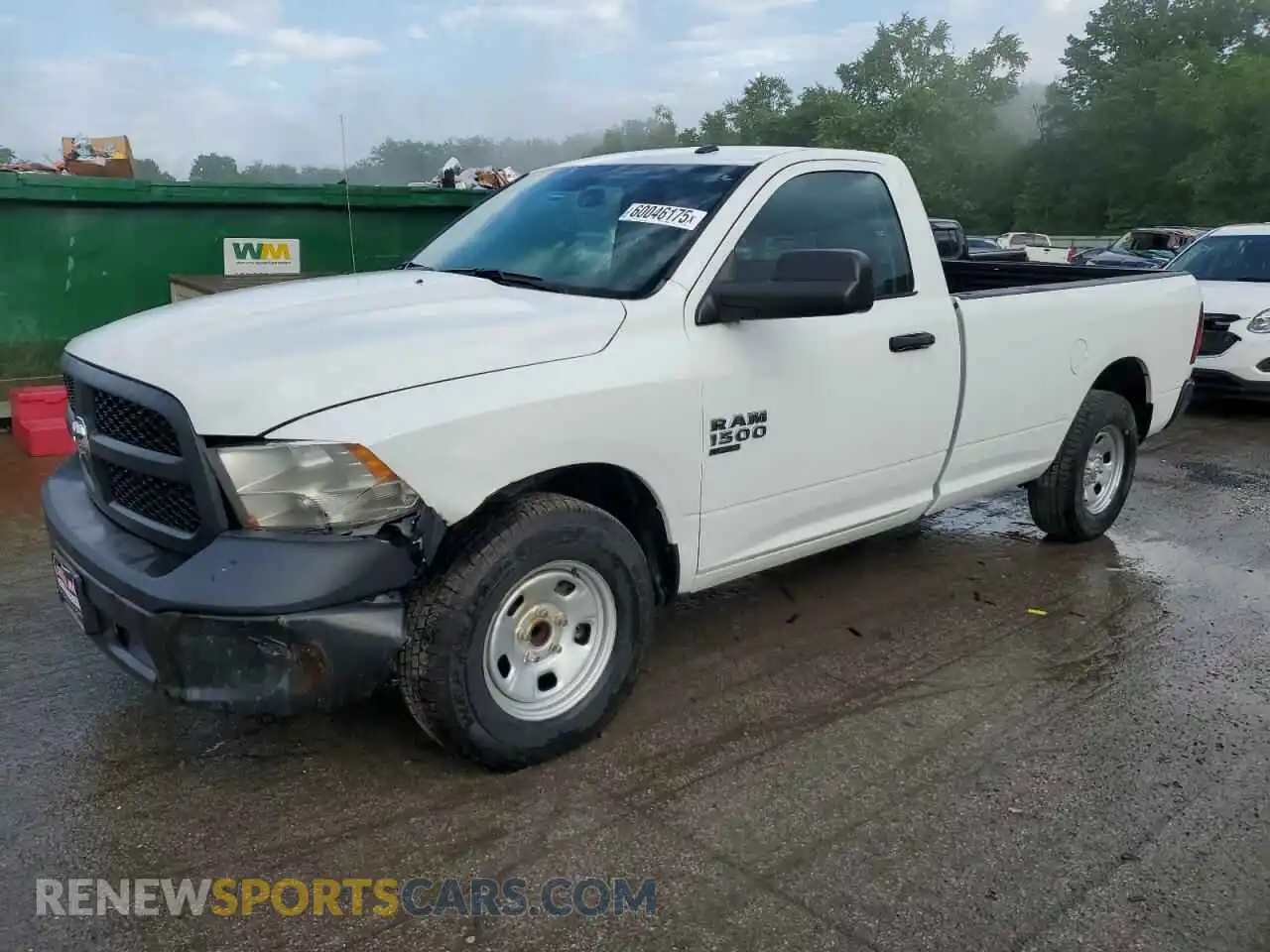 1 Photograph of a damaged car 3C6JR6DG1MG692461 RAM 1500 2021