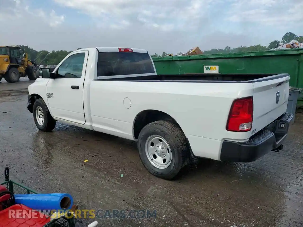 2 Photograph of a damaged car 3C6JR6DG1MG692461 RAM 1500 2021