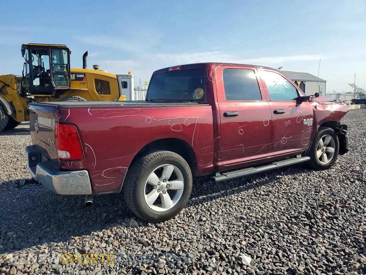 3 Photograph of a damaged car 3C6RR7KG7MG564561 RAM 1500 2021