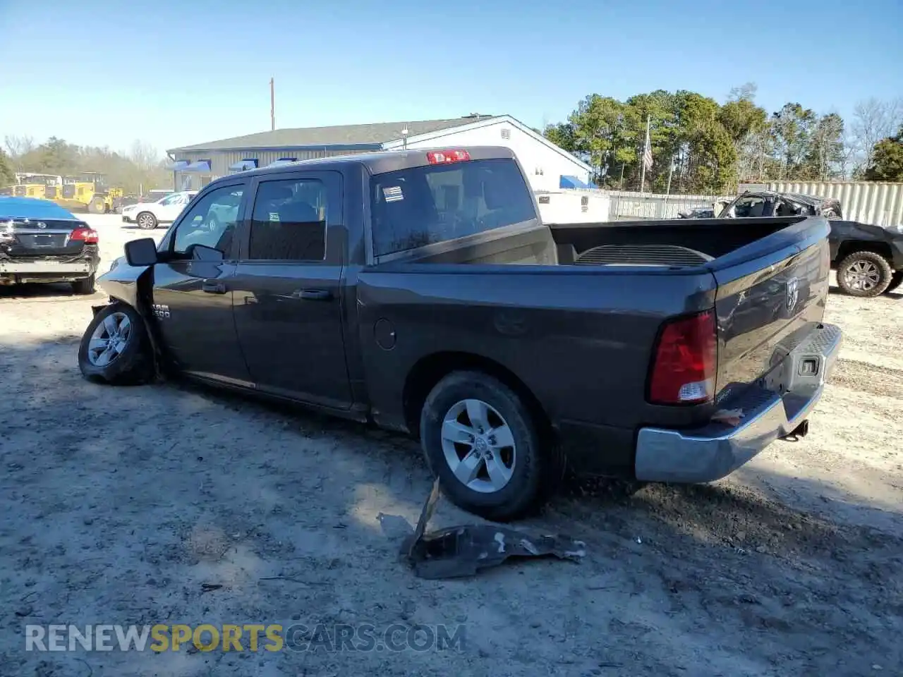 2 Photograph of a damaged car 3C6RR7KG7MG587807 RAM 1500 2021