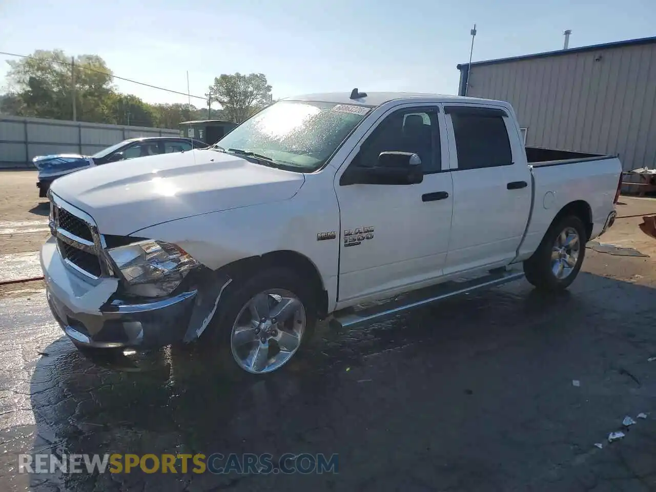 1 Photograph of a damaged car 3C6RR7KT0MG665292 RAM 1500 2021