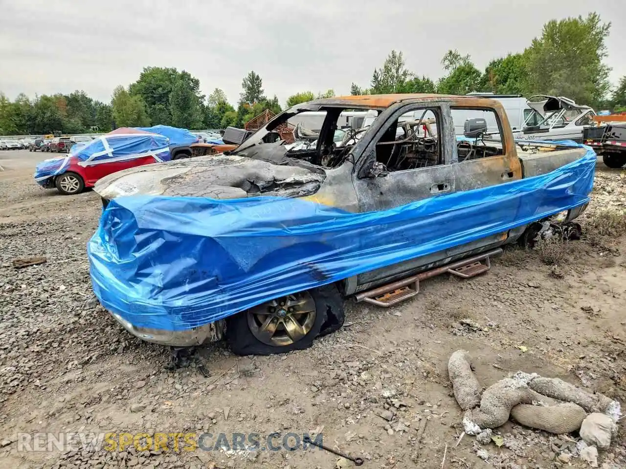 1 fotografías del automóvil dañado 3C6RR7KT4MG536357 RAM 1500 2021