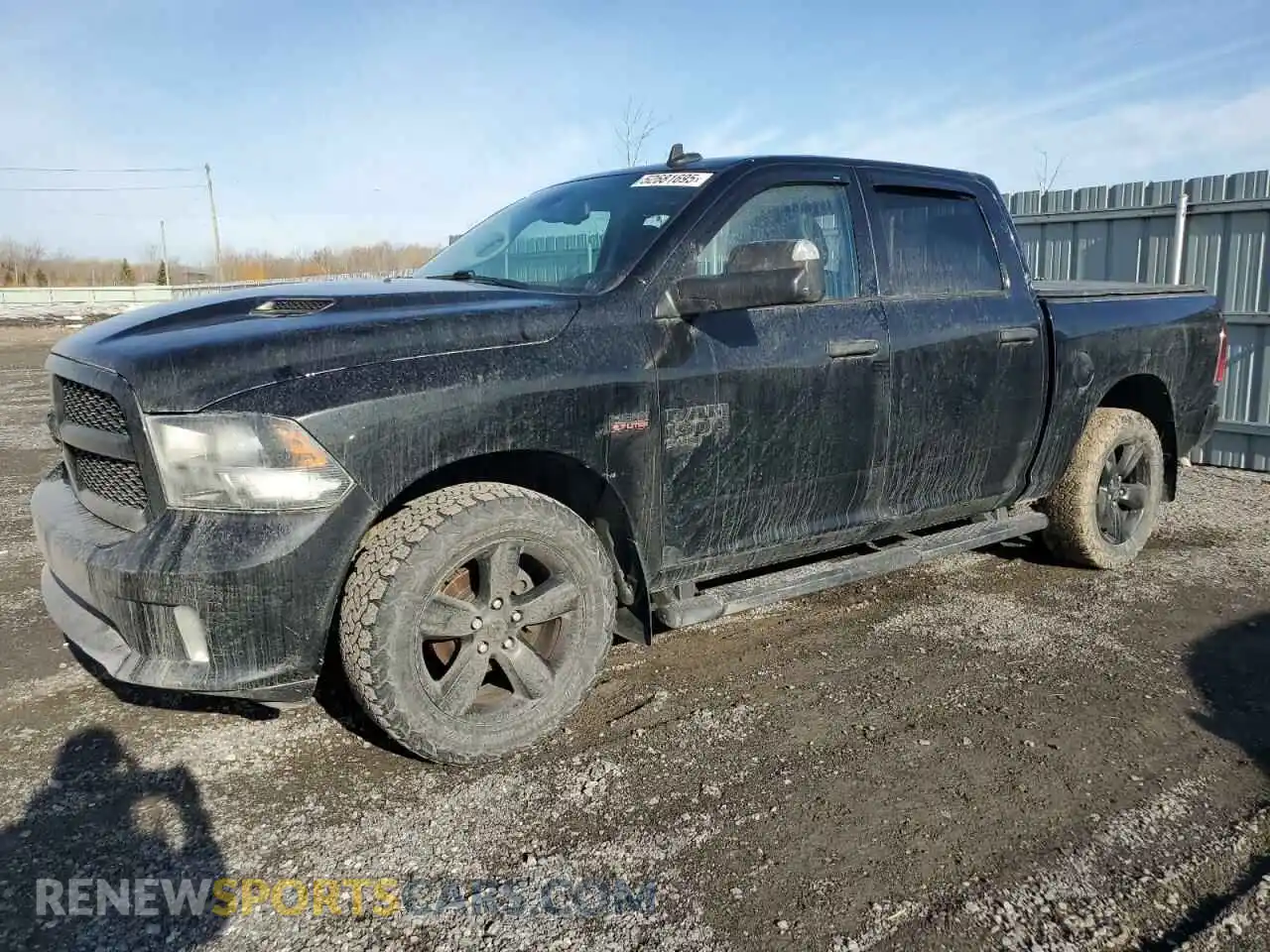 1 Photograph of a damaged car 3C6RR7KT8MG521263 RAM 1500 2021
