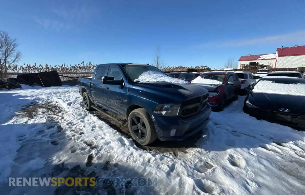 1 Photograph of a damaged car 3C6RR7KT9MG527394 RAM 1500 2021