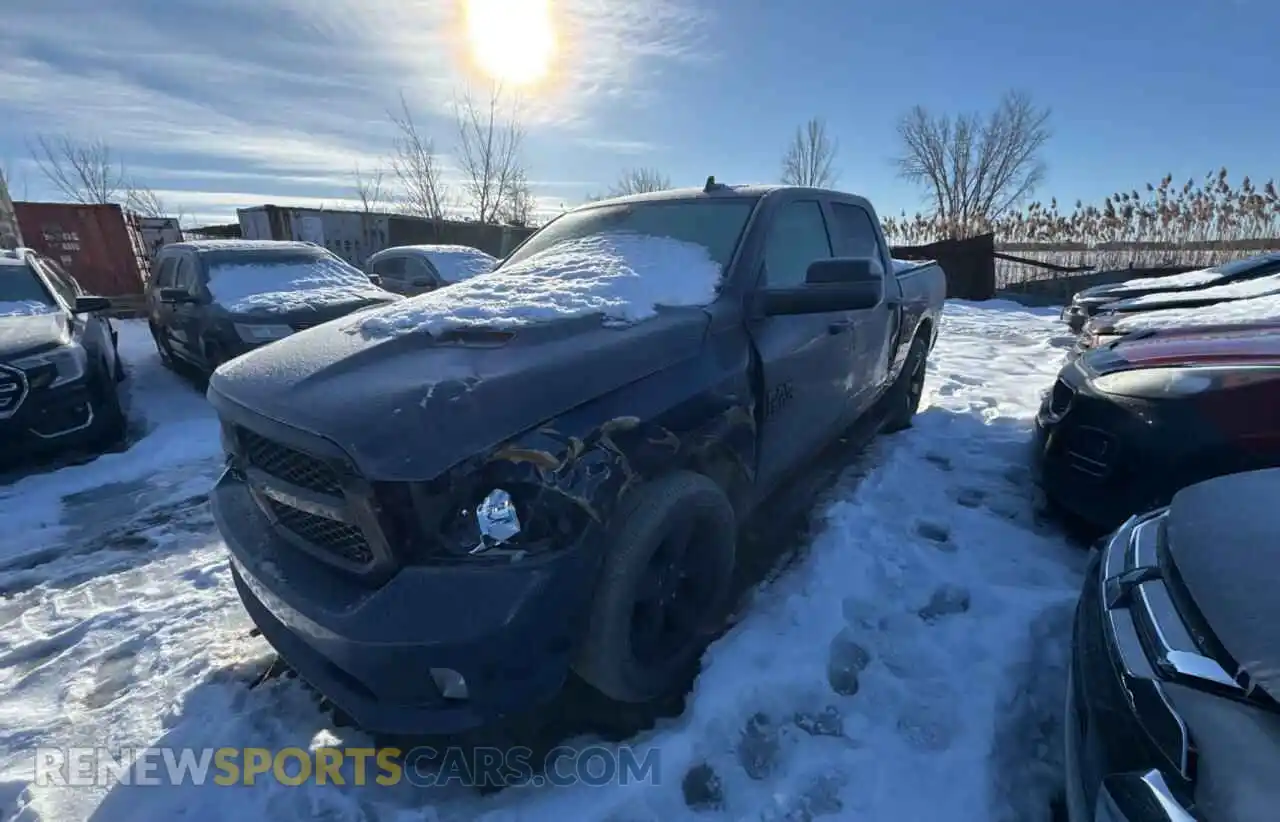 2 Photograph of a damaged car 3C6RR7KT9MG527394 RAM 1500 2021
