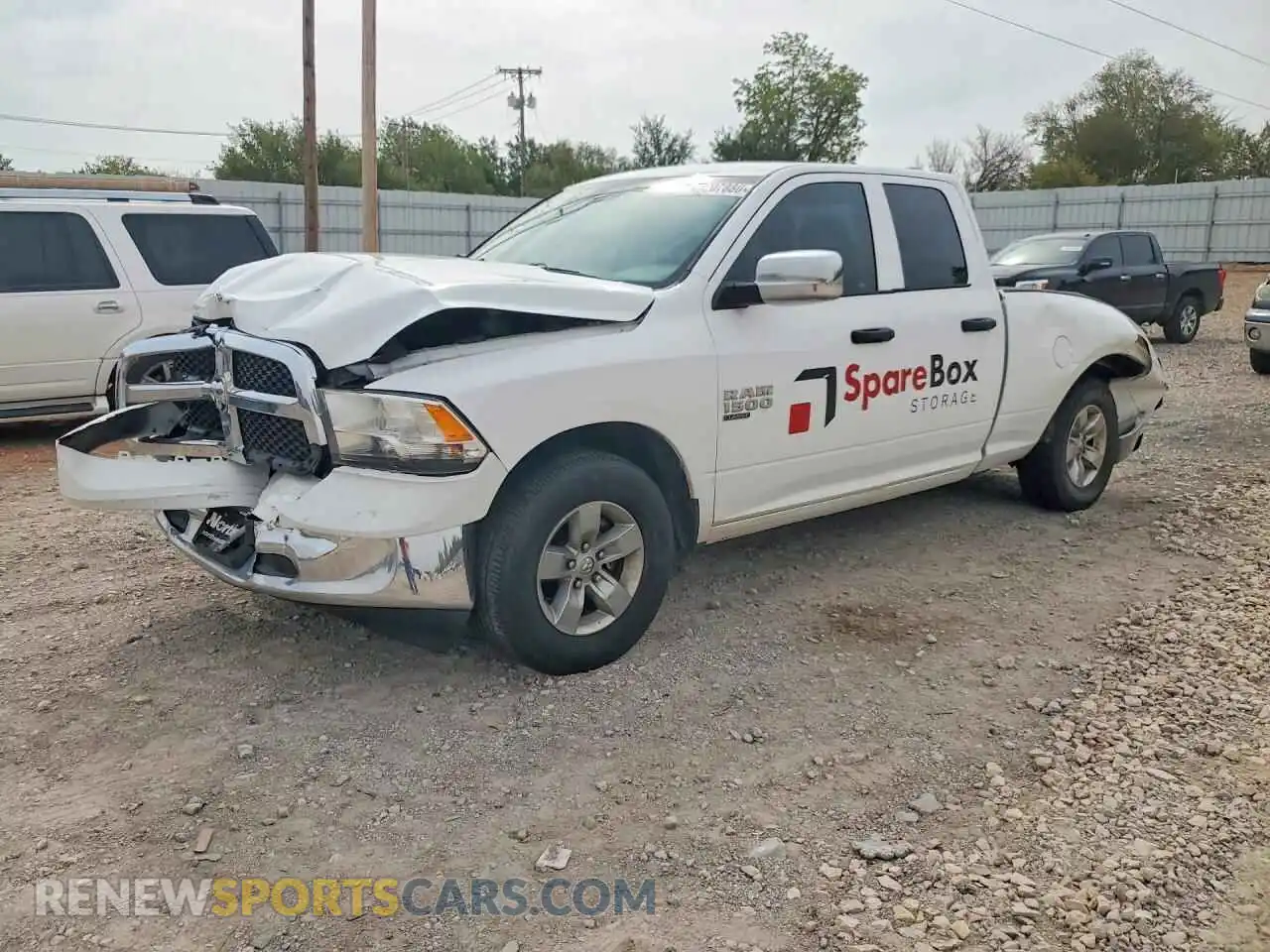 1 Photograph of a damaged car 1C6RR6FG7NS148346 RAM 1500 2022