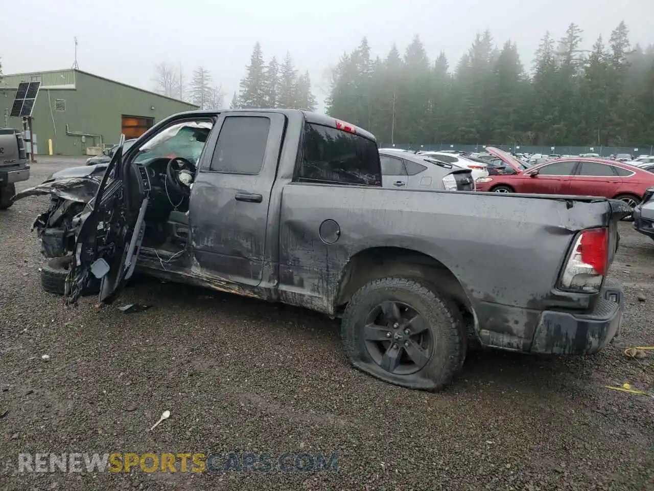 2 fotografías del automóvil dañado 1C6RR6FGXNS170843 RAM 1500 2022