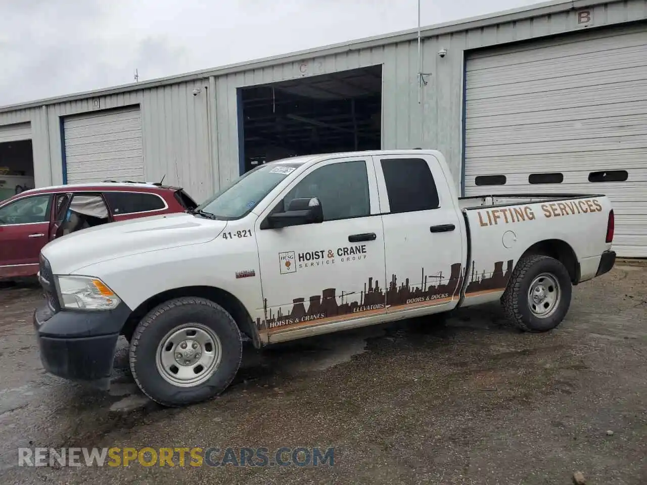 1 Photograph of a damaged car 1C6RR6FT4NS153534 RAM 1500 2022