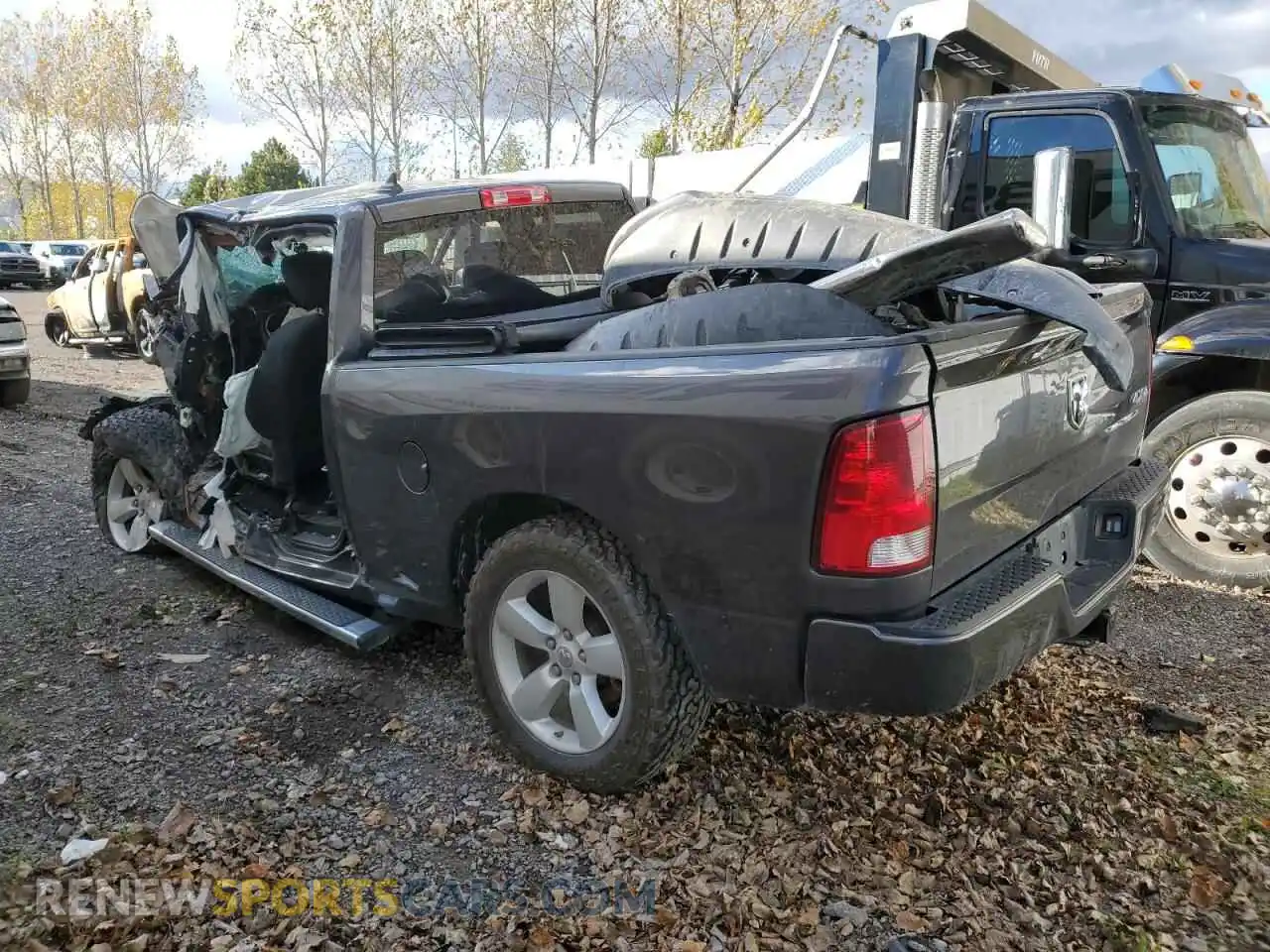 2 Photograph of a damaged car 1C6RR7FG4NS132594 RAM 1500 2022