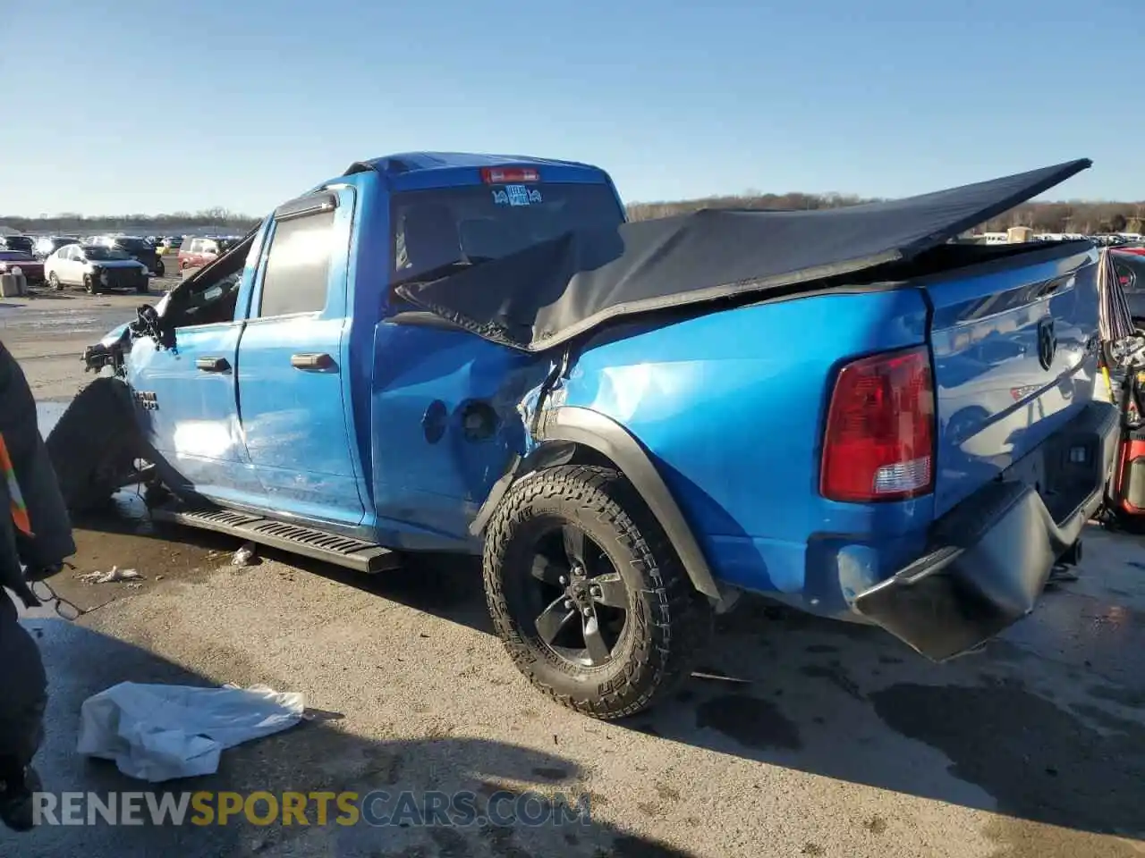 2 Photograph of a damaged car 1C6RR7FG4NS156765 RAM 1500 2022