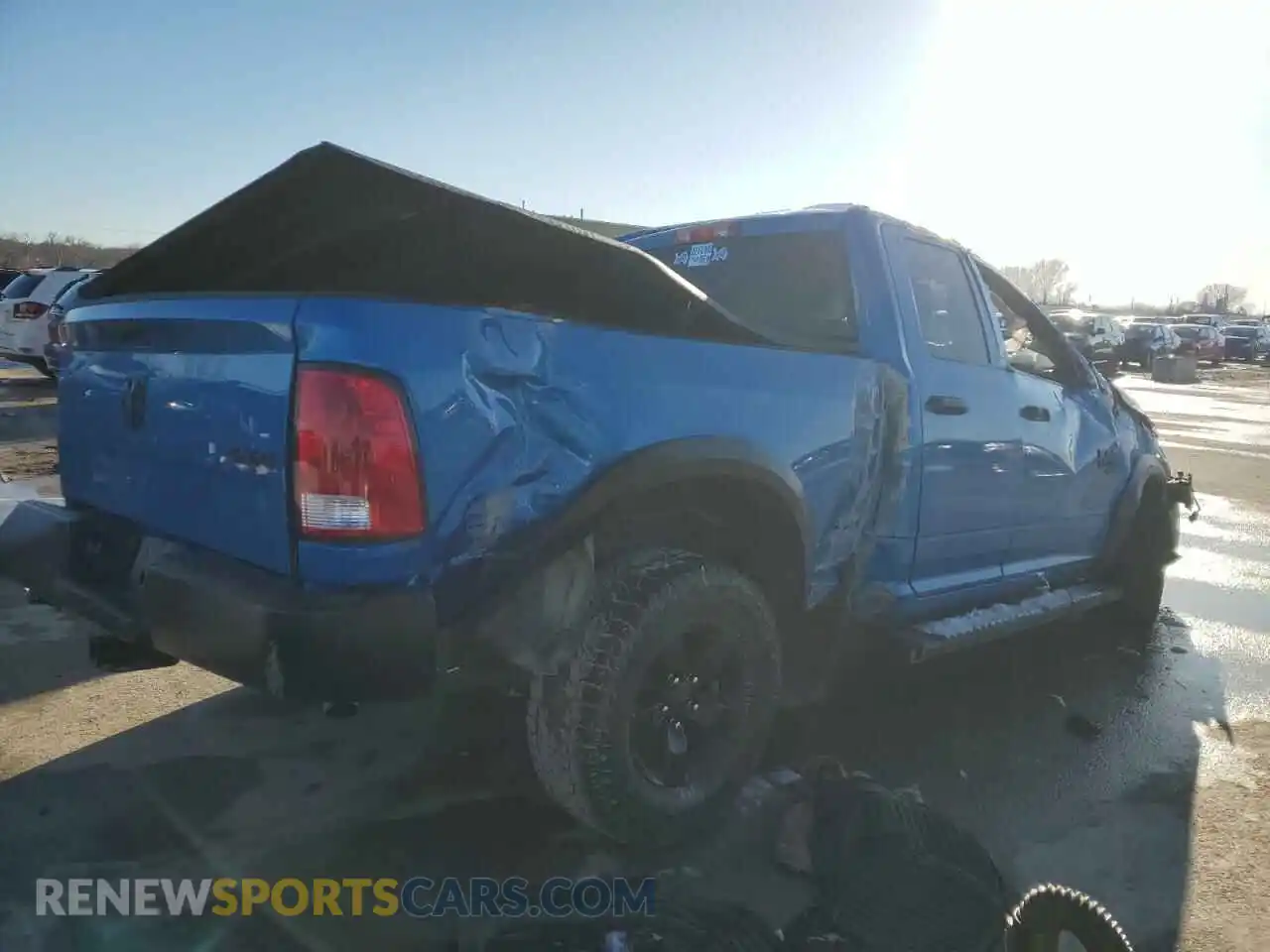 3 Photograph of a damaged car 1C6RR7FG4NS156765 RAM 1500 2022