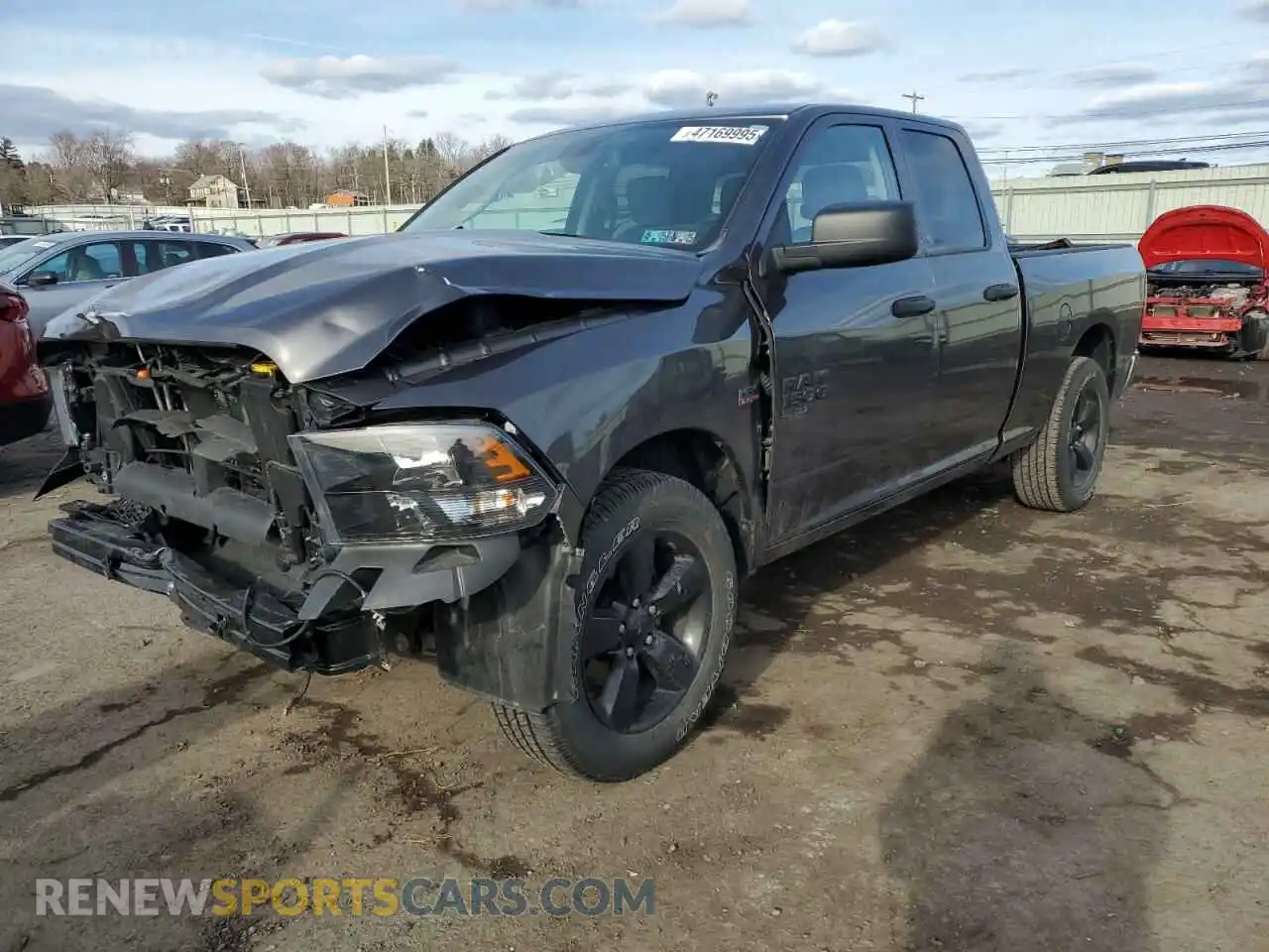 1 Photograph of a damaged car 1C6RR7FT2NS173142 RAM 1500 2022