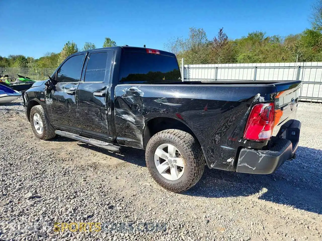 2 Photograph of a damaged car 1C6RR7FT6NS238980 RAM 1500 2022