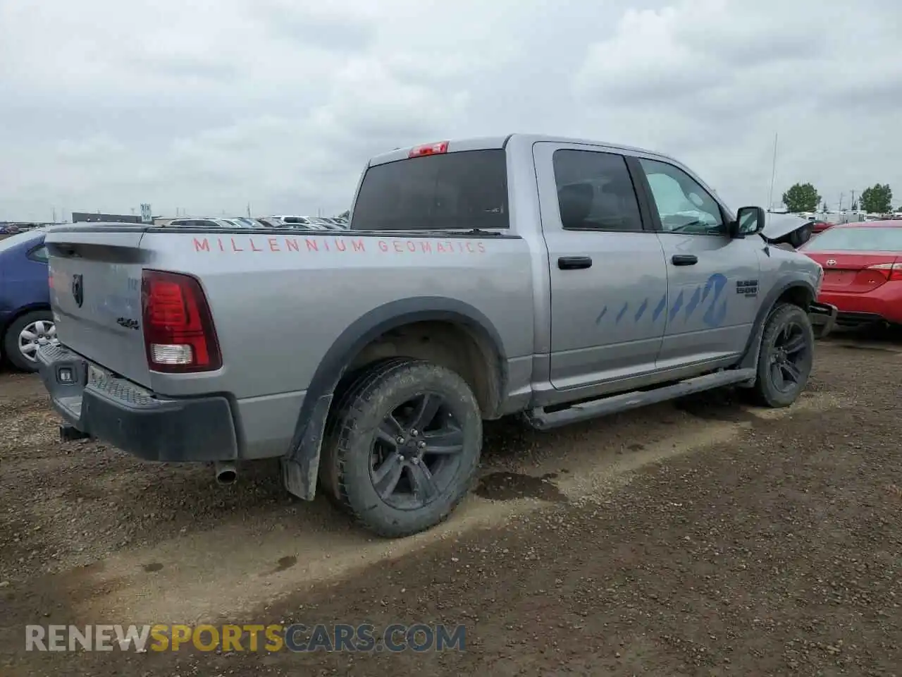 3 Photograph of a damaged car 1C6RR7LG9NS199406 RAM 1500 2022