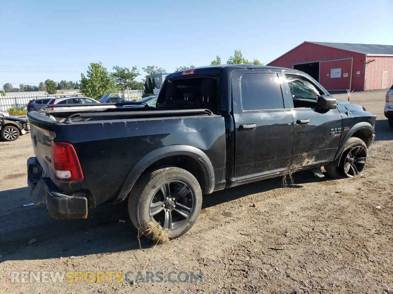 3 Фотография поврежденного автомобиля 1C6RR7LT6NS159376 RAM 1500 2022