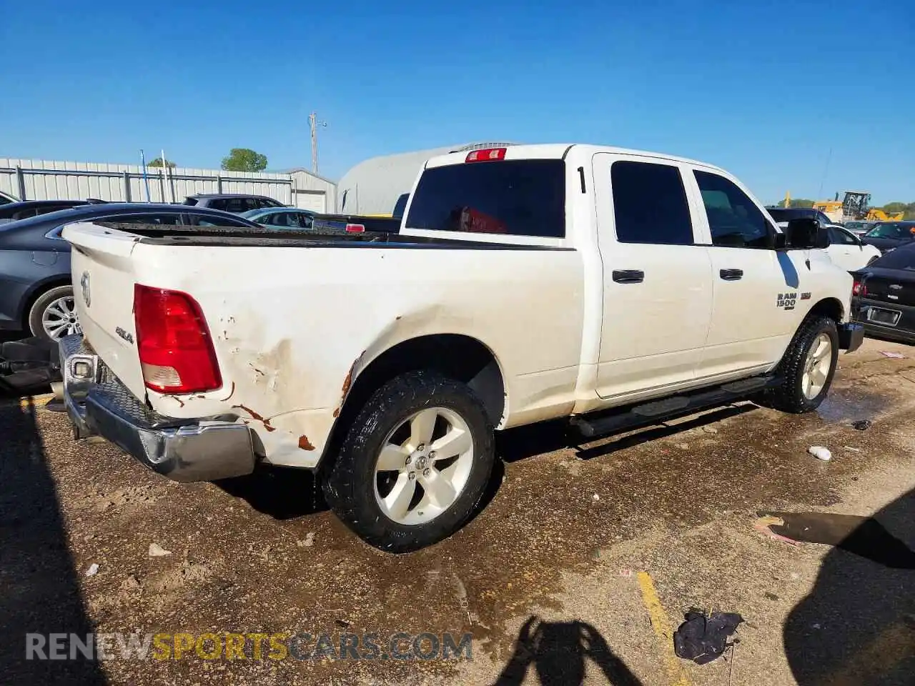 3 fotografías del automóvil dañado 1C6RR7ST3NS202301 RAM 1500 2022