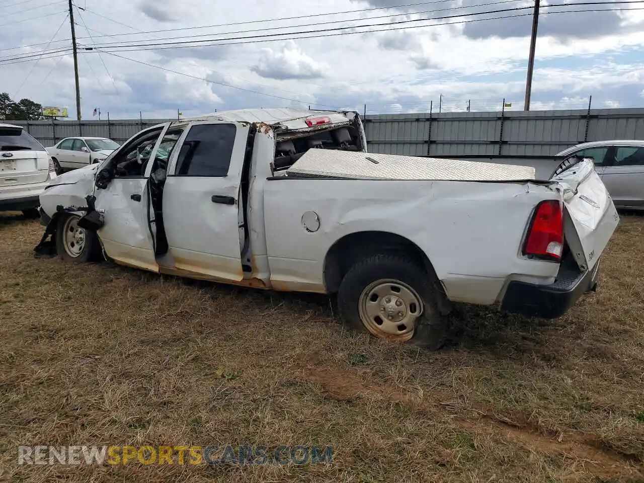 2 Photograph of a damaged car 1C6RR7ST6NS190077 RAM 1500 2022