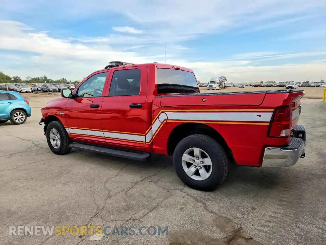2 Photograph of a damaged car 1C6RR7XTXNS195162 RAM 1500 2022