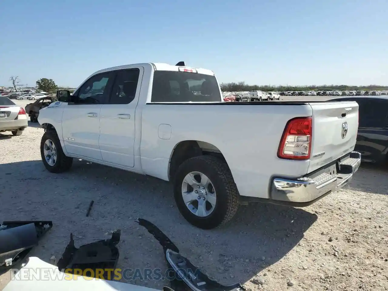 2 Photograph of a damaged car 1C6RREBG0NN273767 RAM 1500 2022