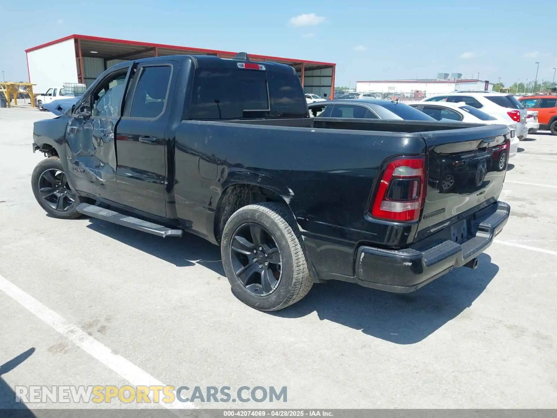 3 Photograph of a damaged car 1C6RREBG2NN122445 RAM 1500 2022